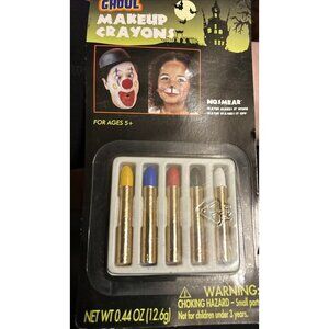 Halloween Make Up Sticks Bright Colored Make Up Crayons 5 Colors